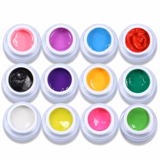 Kit de produits de peinture/dessin en acrylique 3D pour Nail Art, Gel pour Salon de beauté des ongles