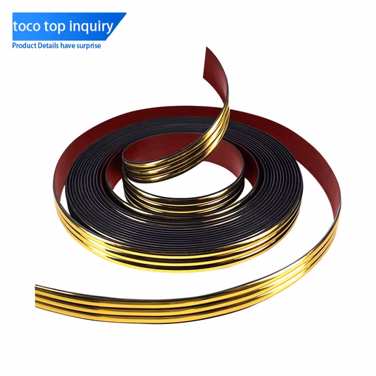 Accessoires de meubles de bande de bande de bande de chant en PVC en plastique flexible Chine