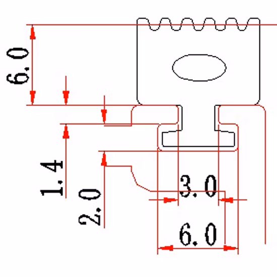 Joint de bande de caoutchouc pour accessoires de portes et fenêtres en aluminium, matériau PVC de bonne qualité